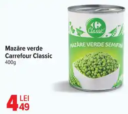 Carrefour Market Mazăre verde Carrefour Classic Ofertă