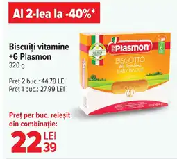 Carrefour Market Biscuiţi vitamine +6 Plasmon Ofertă