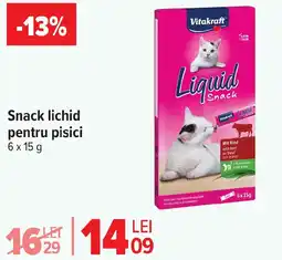 Carrefour Market Snack lichid pentru pisici Ofertă