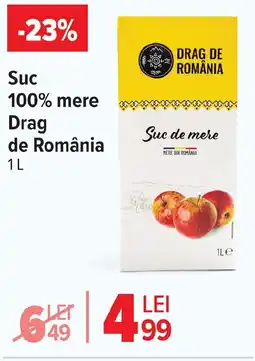 Carrefour Market Suc 100% mere Drag de România Ofertă