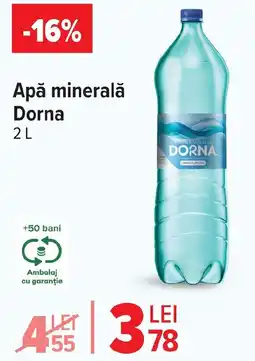 Carrefour Market Apă minerală Dorna Ofertă
