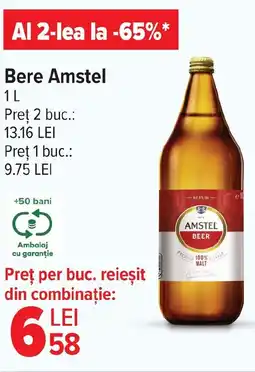 Carrefour Market Bere Amstel Ofertă