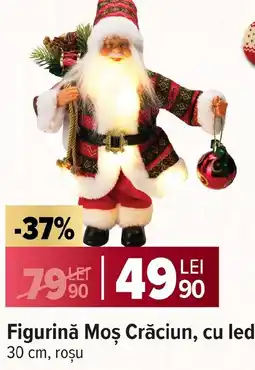 Carrefour Market Figurinǎ Moş Crăciun, cu led Ofertă