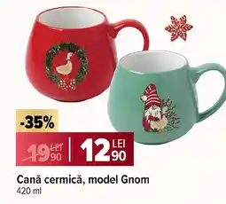 Carrefour Market Canǎ cermică, model Gnom Ofertă