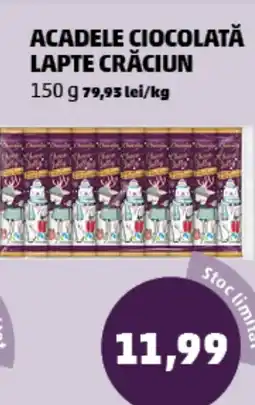 Penny Chocola Acadele ciocolată lapte crăciun Ofertă
