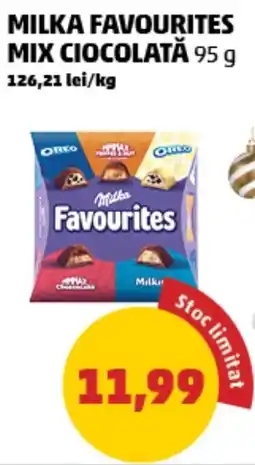 Penny Milka favourites mix ciocolată Ofertă