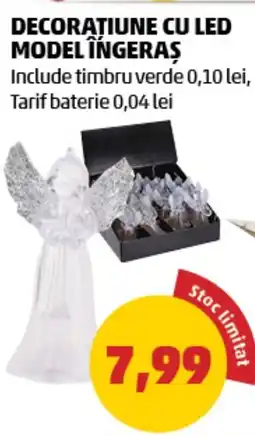 Penny Decoratiune cu led model îngeras Ofertă