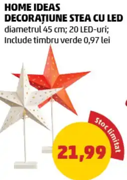 Penny Home ideas decorațiune stea cu led Ofertă