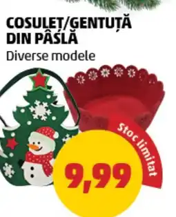 Penny Cosulet/gentuță din pâslă Ofertă