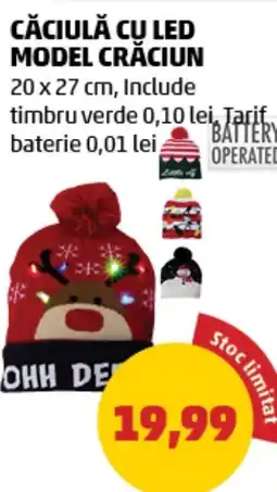 Penny Căciulă cu led model crăciun Ofertă