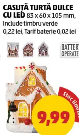 Penny Casuță turtă dulce cu led Ofertă