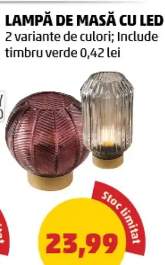 Penny Lampă de masă cu led Ofertă