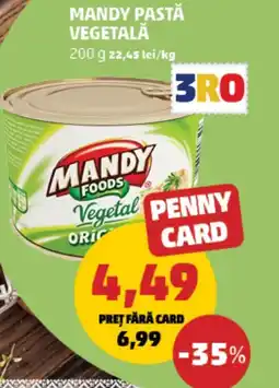 Penny Mandy pastă vegetală Ofertă
