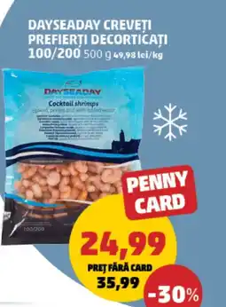 Penny Dayseaday creveți prefierți decorticați 100/200 Ofertă