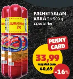 Penny Pachet salam vară Ofertă