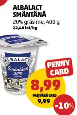Penny Albalact smântână Ofertă