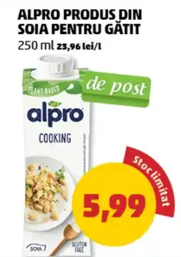 Penny Alpro produs din soia pentru gătit Ofertă