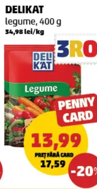 Penny Delikat legume Ofertă