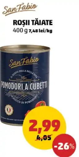 Penny San Fabio Roşii tăiate Ofertă