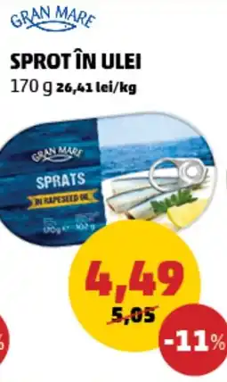 Penny GRAN MARE Sprot în ulei Ofertă