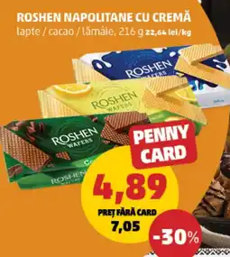 Penny Roshen napolitane cu cremă Ofertă