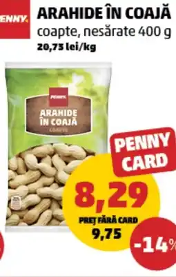 Penny Arahide în coajă coapte, nesǎrate Ofertă