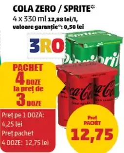 Penny Cola zero / sprite Ofertă