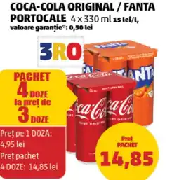 Penny Coca-cola original / fanta portocale Ofertă