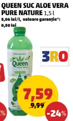 Penny Queen suc aloe vera pure nature Ofertă