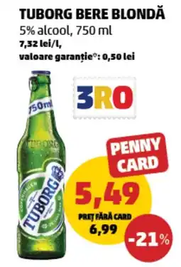 Penny Tuborg bere blondă Ofertă