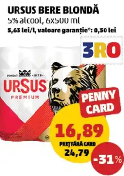 Penny Ursus bere blondă Ofertă