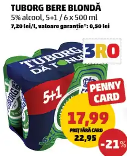 Penny Tuborg bere blondă Ofertă