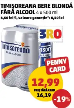 Penny Timişoreana bere blondă fără alcool Ofertă