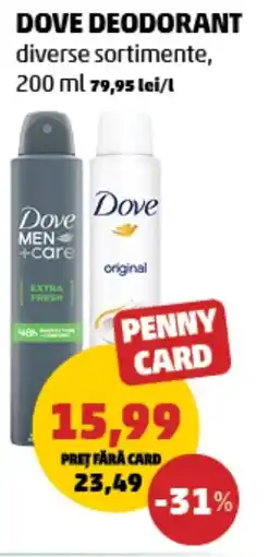 Penny Dove deodorant Ofertă