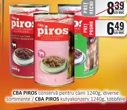 CBA CBA PIROS conservă pentru câini Ofertă