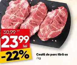 PROFI Ceafă de porc fără os Ofertă