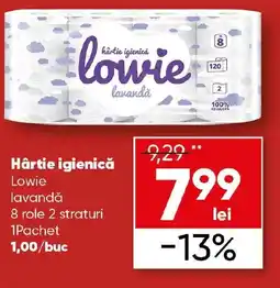 PROFI Hârtie igienicǎ Lowie lavandǎ Ofertă