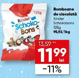PROFI Bomboane de ciocolată Kinder Schokobons Ofertă