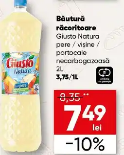 PROFI Băutură răcoritoare Giusto Natura pere / visine / portocale necarbogazoasă Ofertă