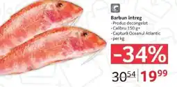Selgros Barbun întreg Ofertă