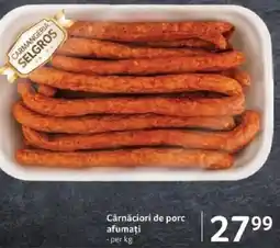 Selgros Cârnǎciori de porc afumați Ofertă