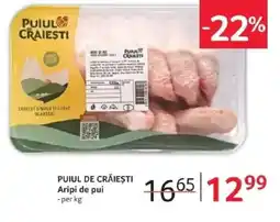 Selgros PUIUL DE CRĂIEȘTI Aripi de pui Ofertă