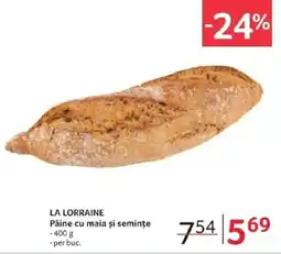 Selgros LA LORRAINE Pâine cu maia şi seminţe Ofertă