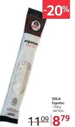 Selgros SOLA Espetec Ofertă