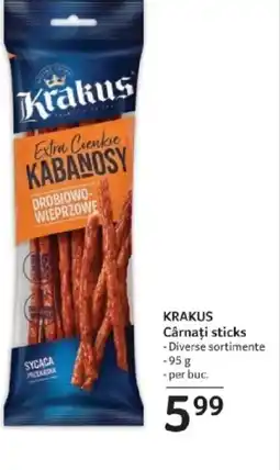 Selgros KRAKUS Cârnaţi sticks Ofertă