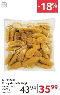 Selgros AL FRESCO Crispy de pui în fulgi de porumb Ofertă