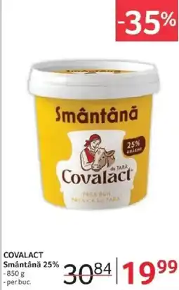 Selgros COVALACT Smântână 25% Ofertă