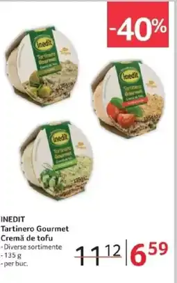 Selgros INEDIT Tartinero Gourmet Cremă de tofu Ofertă