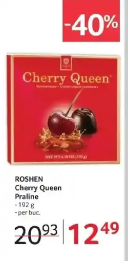 Selgros ROSHEN Cherry Queen Praline Ofertă