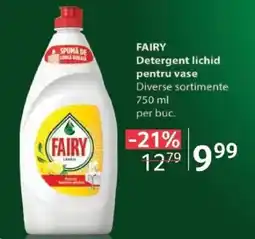 Selgros FAIRY Detergent lichid pentru vase Ofertă